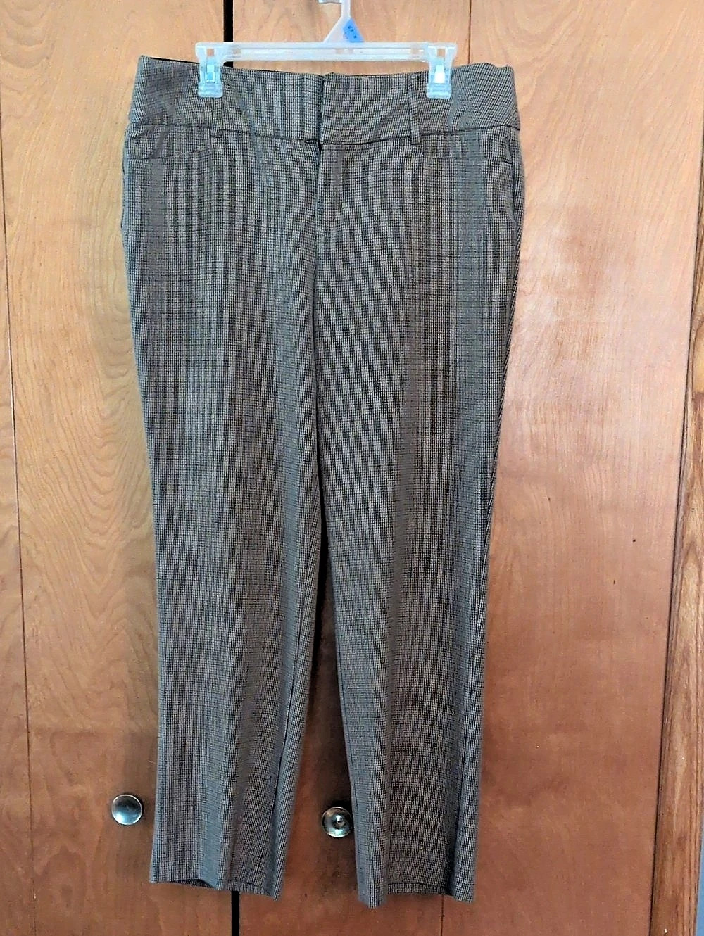APT.9 Houndstooth Pants in Brown & Black Size 12 Like New
